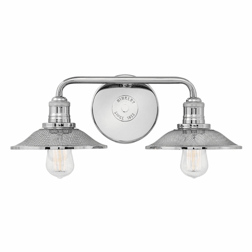 Hinkley Rigby 2-LT Bath Light - Polished Nickel - 5292PN