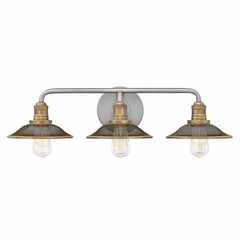 Hinkley Rigby 3-LT Bath Light - Antique Nickel - 5293AN