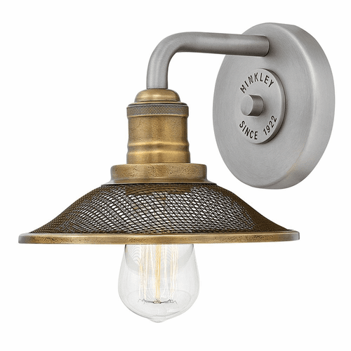 Hinkley Rigby Bathroom Wall Sconce - Antique Nickel - 5290AN