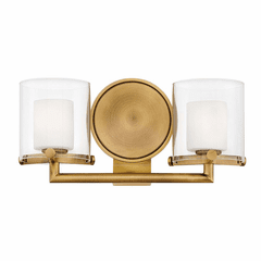 Hinkley Rixon 2-LT Bath Light - Heritage Brass - 5492HB
