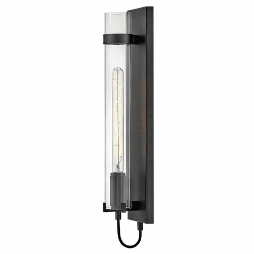 Hinkley Ryden 1-LT Tall Wall Sconce - Black - 37852BK-LL