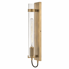 Hinkley Ryden 1-LT Tall Wall Sconce - Heritage Brass - 37852HB-LL