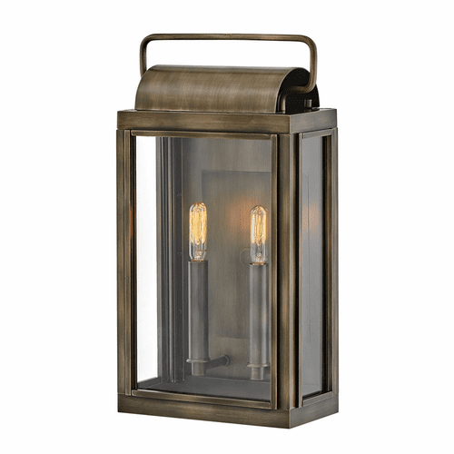 Hinkley Sag Harbor Medium Outdoor Wall Mount Lantern - Burnished Bronze - 2844BU