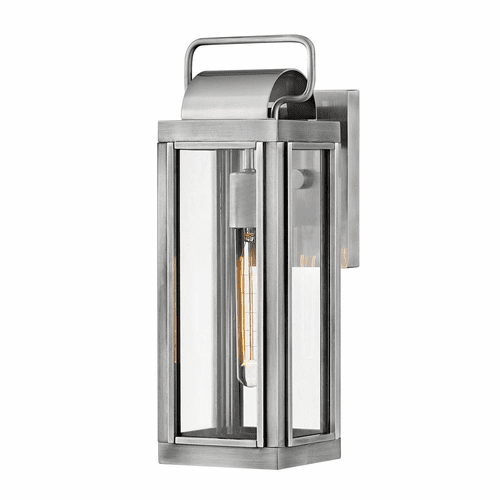 Hinkley Sag Harbor Outdoor Wall Mount Lantern - Brushed Aluminum - 2840AL-LL