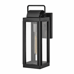 Hinkley Sag Harbor Small Outdoor Wall Mount Lantern - Black - 2840BK