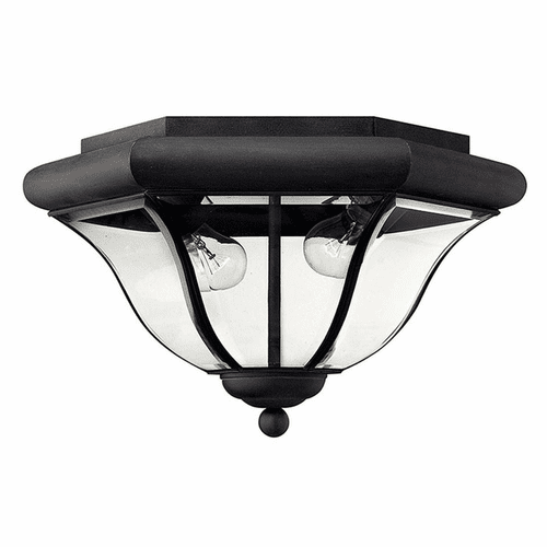 Hinkley San Clemente Outdoor Flush Mount - Museum Black - 2443MB
