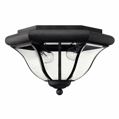 Hinkley San Clemente Outdoor Flush Mount - Museum Black - 2443MB Hinkley San Clemente Outdoor Flush Mount - Museum Black - 2443MB