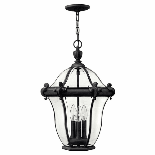Hinkley San Clemente Outdoor Hanging Light - Museum Black - 2442MB