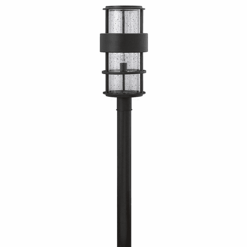 Hinkley Saturn Outdoor Post Top/ Pier Mount - Satin Black - 1901SK