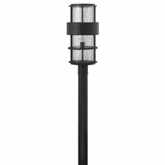 Hinkley Saturn Outdoor Post Top/ Pier Mount - Satin Black - 1901SK Hinkley Saturn Outdoor Post Top/ Pier Mount - Satin Black - 1901SK