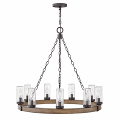Hinkley Sawyer Outdoor Chandelier - Sequoia - 29208SQ-LL