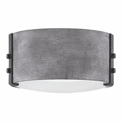 Hinkley Sawyer Outdoor Flush Mount - Aged Zinc - 29201DZ