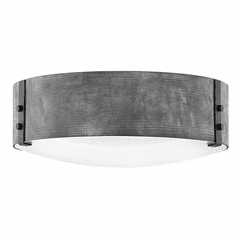 Hinkley Sawyer Outdoor Flush Mount - Aged Zinc - 29203DZ-LL