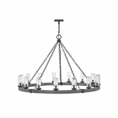 Hinkley Sawyer Outdoor Hanging Light - Aged Zinc - 29209DZ