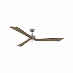 Hinkley Sculpt 80" LED Ceiling Fan - Graphite - 903680FGT-LDD