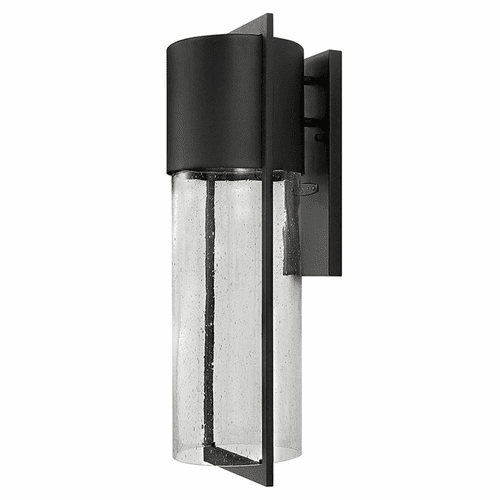Hinkley Shelter Outdoor Large Wall Mount - Black - 1325BK-LED