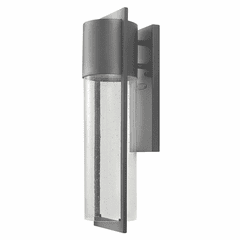 Hinkley Shelter Outdoor Medium Wall Mount - Hematite - 1324HE-LED