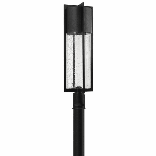 Hinkley Shelter Outdoor Post Mount - Black - 1321BK-LV
