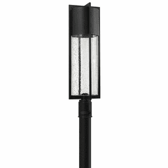 Hinkley Shelter Outdoor Post Top/ Pier Mount - Black - 1321BK