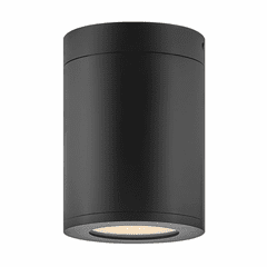 Hinkley Silo Outdoor Small Flush Mount - Black - 13592BK-LL Hinkley Silo Outdoor Small Flush Mount - Black - 13592BK-LL