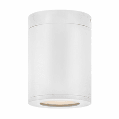 Hinkley Silo Outdoor Small Flush Mount - Satin White - 13592SW-LL