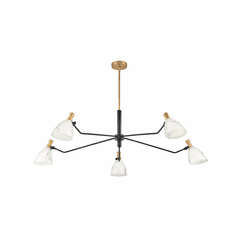 Hinkley Sinclair Large Single Tier Chandelier - Heritage Brass - 33795HB