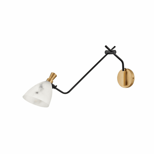 Hinkley Sinclair Single Light Wall Sconce - Heritage Brass - 33792HB