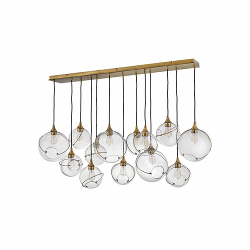 Hinkley Skye Chandelier - Heritage Brass - 30305HBR