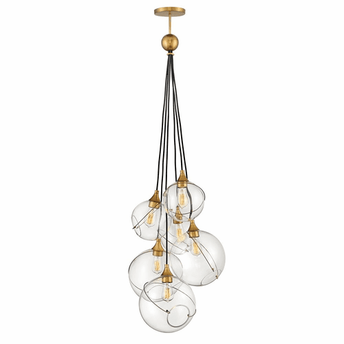 Hinkley Skye Chandelier - Heritage Brass - 30306HBR