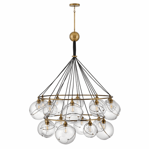 Hinkley Skye Chandelier - Heritage Brass - 30308HBR