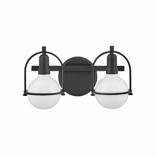 Hinkley Somerset Two Light Bath Vanity - Black - 53772BK