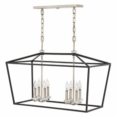 Hinkley Stinson Linear Chandelier - Black - 3534BK Hinkley Stinson Linear Chandelier - Black - 3534BK