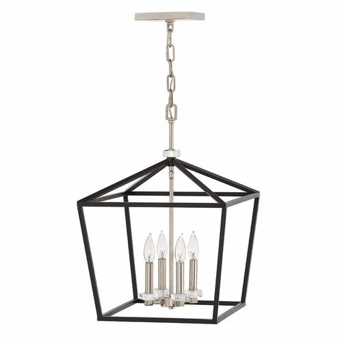 Hinkley Stinson Single Tier Chandelier - Black - 3535BK