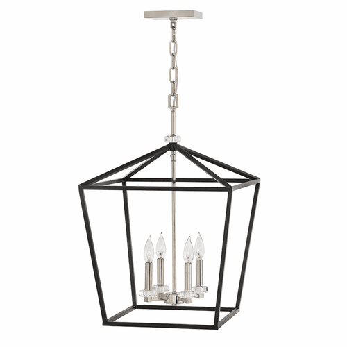 Hinkley Stinson Single Tier Chandelier - Black - 3536BK