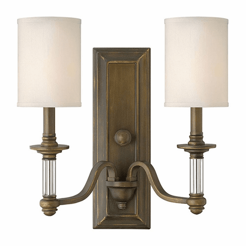 Hinkley Sussex 2-LT Wall Sconce - English Bronze - 4792EZ