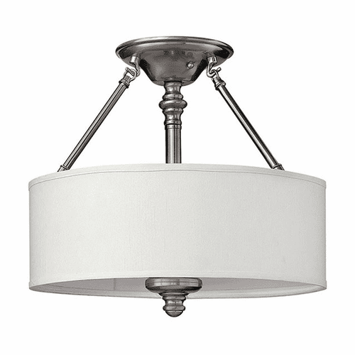 Hinkley Sussex Semi-Flush Mount - Brushed Nickel - 4791BN