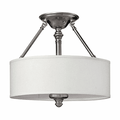 Hinkley Sussex Semi-Flush Mount - Brushed Nickel - 4791BN Hinkley Sussex Semi-Flush Mount - Brushed Nickel - 4791BN