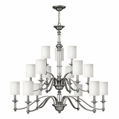 Hinkley Sussex Three Tier Foyer Chandelier - Brushed Nickel - 4799BN