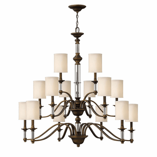 Hinkley Sussex Three Tier Foyer Chandelier - English Bronze - 4799EZ
