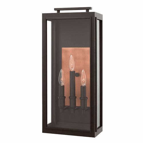 Hinkley Sutcliffe Outdoor Large Wall Mount - Oil Rubbed Bronze - 2915OZ-LL
