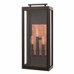 Hinkley Sutcliffe Outdoor Large Wall Mount - Oil Rubbed Bronze - 2915OZ-LL
