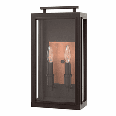Hinkley Sutcliffe Outdoor Medium Wall Mount - Oil Rubbed Bronze - 2914OZ