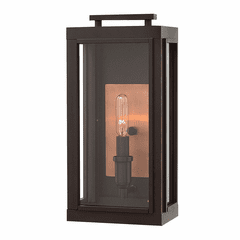 Hinkley Sutcliffe Outdoor Small Wall Mount - Oil Rubbed Bronze - 2910OZ-LL