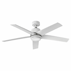 Hinkley Tier  54" LED Ceiling Fan - Appliance White - 902054FAW-LWA