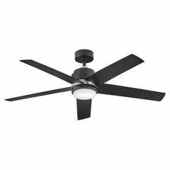 Hinkley Tier  54" LED Ceiling Fan - Matte Black - 902054FMB-LWA