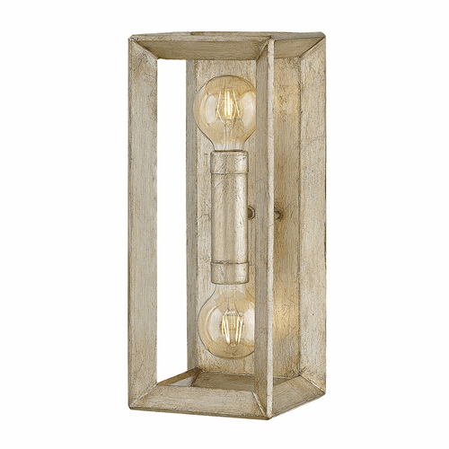 Hinkley Tinsley 2-LT Wall Sconce - Silver Leaf - 3102SL