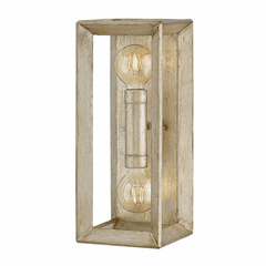 Hinkley Tinsley 2-LT Wall Sconce - Silver Leaf - 3102SL