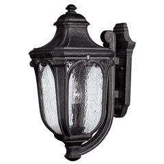 Hinkley Trafalgar Outdoor Large Wall Mount - Museum Black - 1315MB