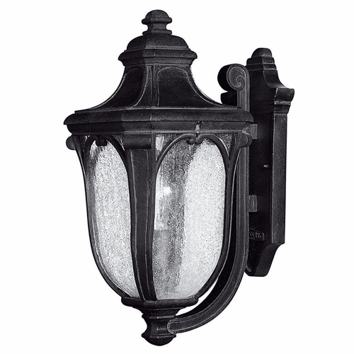 Hinkley Trafalgar Outdoor Medium Wall Mount - Museum Black - 1314MB
