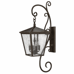 Hinkley Trellis Outdoor Large Wall Mount - Regency Bronze - 1436RB-LL